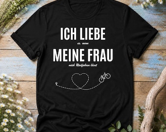 Fahrrad Ich Liebe Radfahren Rennrad Geschenkidee Fahrradfahrer T-Shirt - Herren Shirt