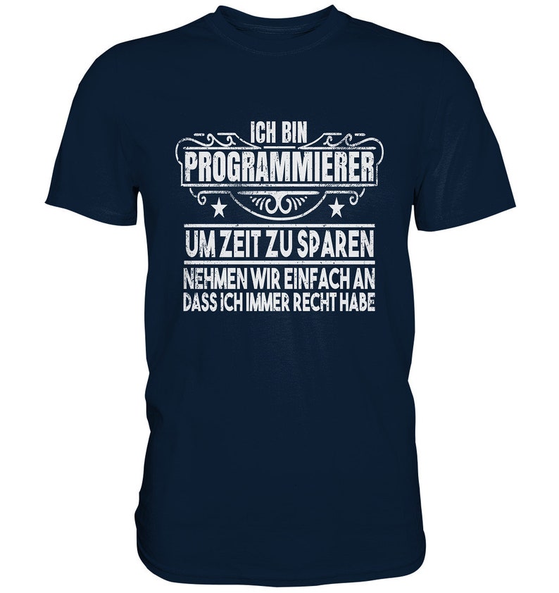 Programmer Gift Computer Software Shirt Computer Scientist Coder Tshirt Navy