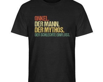 T-shirt del padrino dell'influenza dello zio cattivo