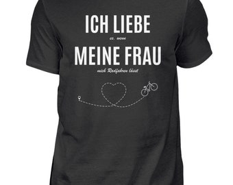 Fahrrad Ich Liebe Radfahren Rennrad Geschenkidee Fahrradfahrer T-Shirt - Herren Shirt