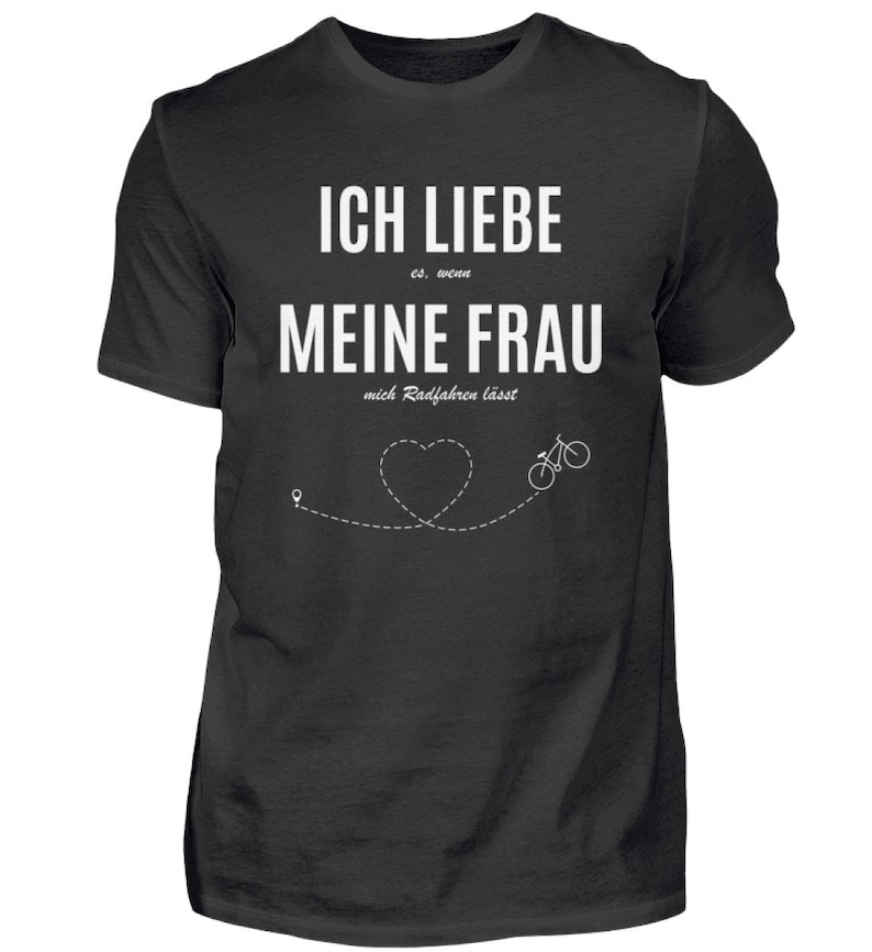 Fahrrad Ich Liebe Radfahren Rennrad Geschenkidee Fahrradfahrer T-Shirt Herren Shirt Black