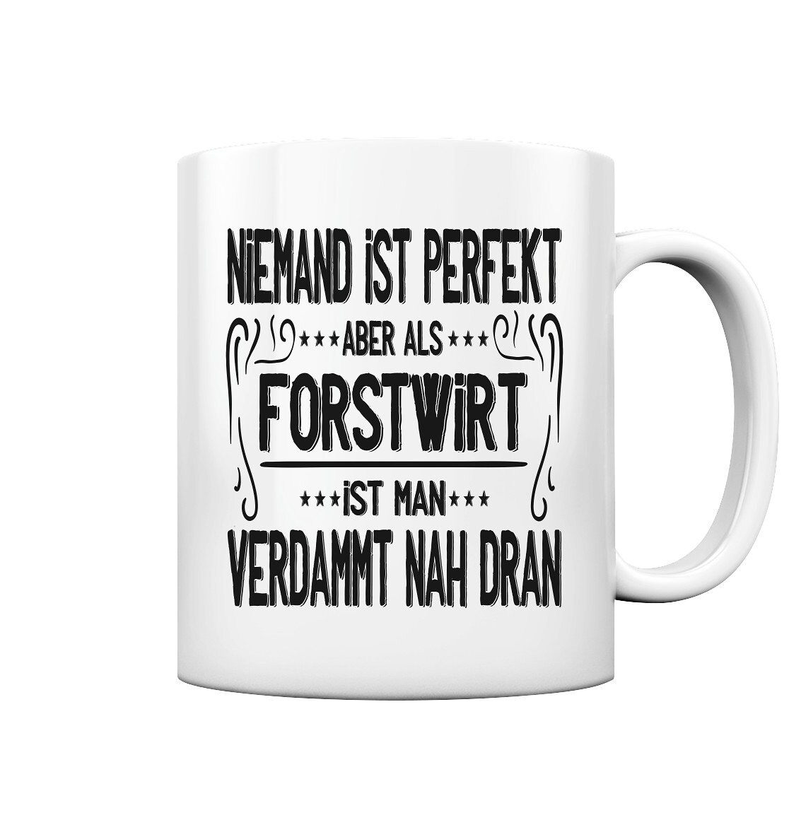 Tronçonneuse Personne n'est parfait mais en tant que cadeau forestier Tronçonneuses - Tasse et tasse à café