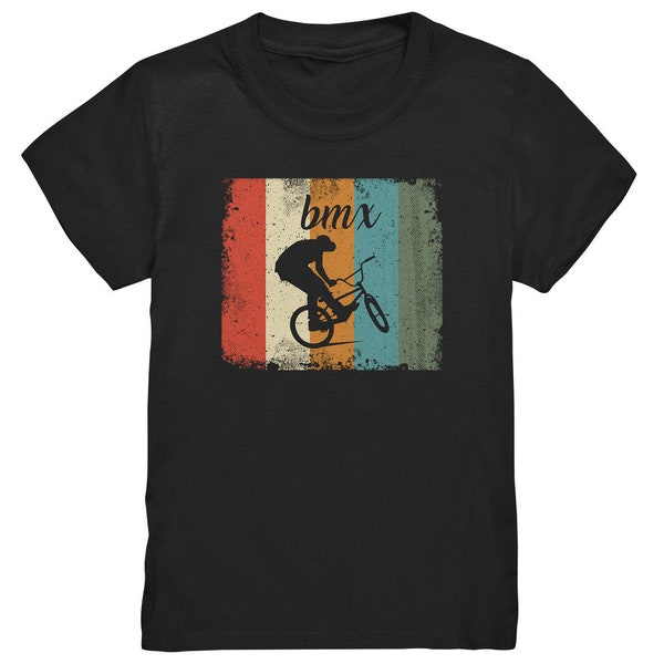 Bmx Kids Shirt Bmxer Oldschool Gift Idea Cycling Kids T-Shirt