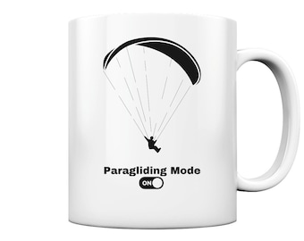 Parapente Funny Paragliding Hobby Sayings Cadeaux - Tasse et tasse à café brillant