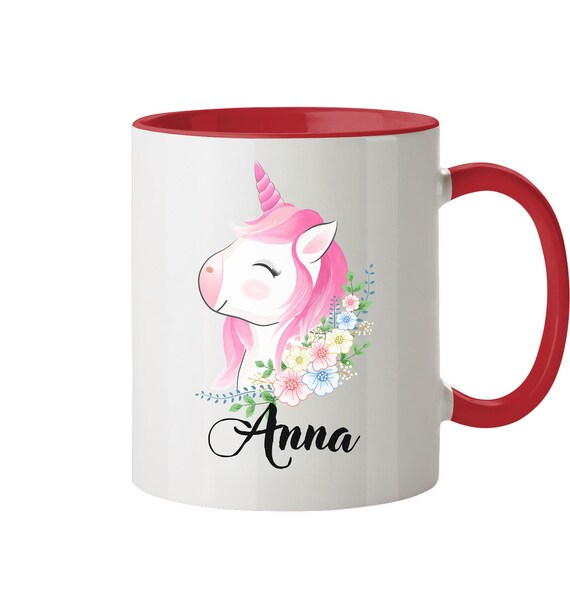 Tazza unicorno personalizzata, tazza unicorno con nome