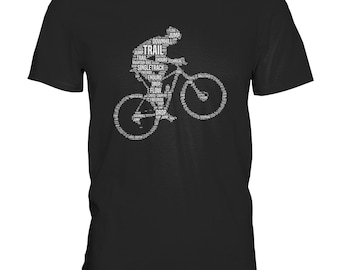 T Shirt Mountain Bike Terms Mountain Biker Mtb Gift - Premium T-Shirt
