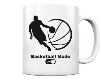 Basketball Lustig Basketballer Hobby Sprüche Modus Geschenke - Tasse und Kaffeebecher Glossy