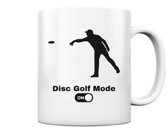 Disc golf drôle disc golfeur hobby disc golf dictons mode cadeaux - tasse et tasse à café brillant