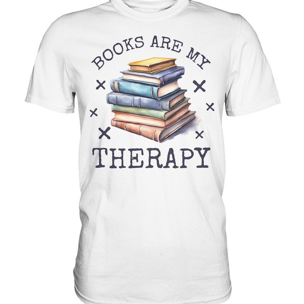 T-Shirt Lesen Bücher Lustige Sprüche Literatur Bibliothek  - Premium Shirt