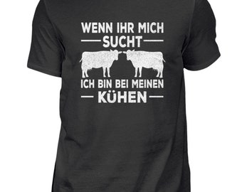 Kuh Geschenkidee Kühe Landwirtschaft Geschenk Bauernhof Landwirt - Herren Shirt