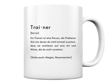 Coach Definition Training Phonetic Transcription Sports Gifts Coach - Personalized Mug and Glossy Coffee Mug