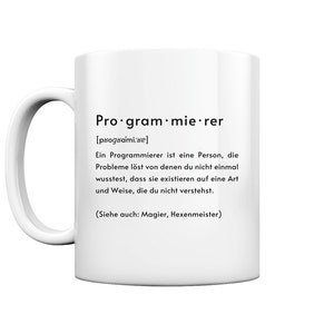 Programmer Definition Programming Phonetic Transcription Administrator Gift - Glossy Mug and Coffee Mug image 2