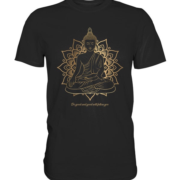 Yoga Zen Meditation Buddhismus Lotus T-Shirt Spiritualität Buddha Geschenke Namaste - Premium Shirt