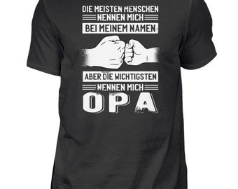 Opa, Großvater, Geschenk, Vatertag, Spruch, Großväter, Familie, Enkel, Opas, Geburtstagsgeschenk, Tshirt - Herren Shirt