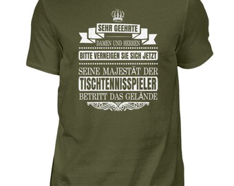 Tischtennisspielerin Schmetterlinchen Tischtennis T-Shirt