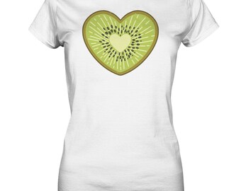 T-Shirt Kiwi Fruit Fruit Kiwi Fruit Gift - Ladies Premium Shirt
