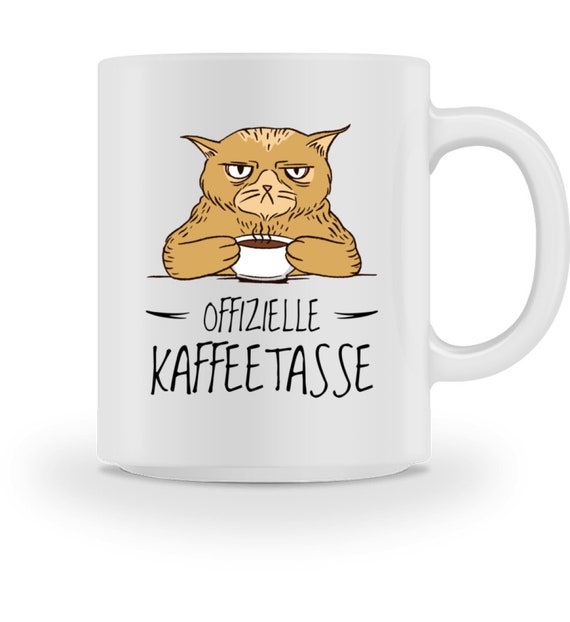 Mug à café officiel avec chat bureau humour travail tasse et mug à café -   France