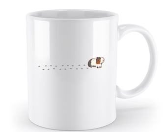 Meerschweinchen Spuren - Standard Tasse