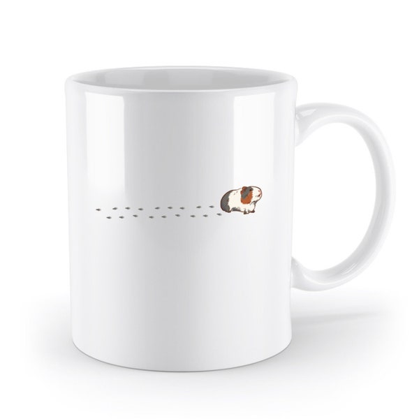 Meerschweinchen Spuren - Standard Tasse