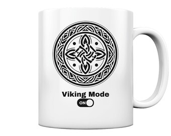Vegvisir Wikinger Lustig Kelten Hobby Mythologie Sprüche Modus Geschenke - Tasse und Kaffeebecher Glossy