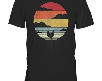 Hen Chickens Retro Farm Chick Farmer Vintage Chicken Gift T-Shirt - Premium Shirt