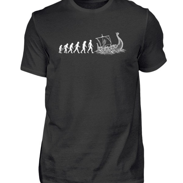 Wikinger, Nordische Mythologie, Evolution, Valhalla, Kelten, Geschenk - Herren Shirt