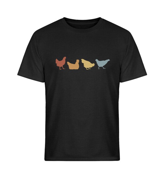 Huhn Retro Landwirt Hühner T-Shirt