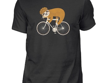 Sloth Rides Vélo Cycliste T-Shirt - Chemise Homme