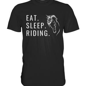 Horse T-Shirt Riding Horses Equestrian Gift Ideas - Premium Shirt