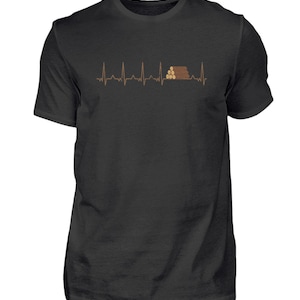 Motosega in legno Motosega Heartbeat Forest Worker Forest worker Forester Gift T-Shirt Gift Idea Forester - Camicia da uomo