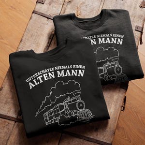 Model Railway T-Shirt Steam Locomotive Model Building Railwayman Saying Railway Gift Locomotive - Men&#39;s Shirt