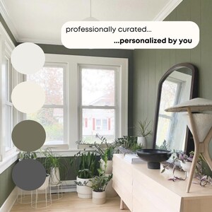 Modern Mountain Benjamin Moore Paint Palette Modern (Instant Download ...