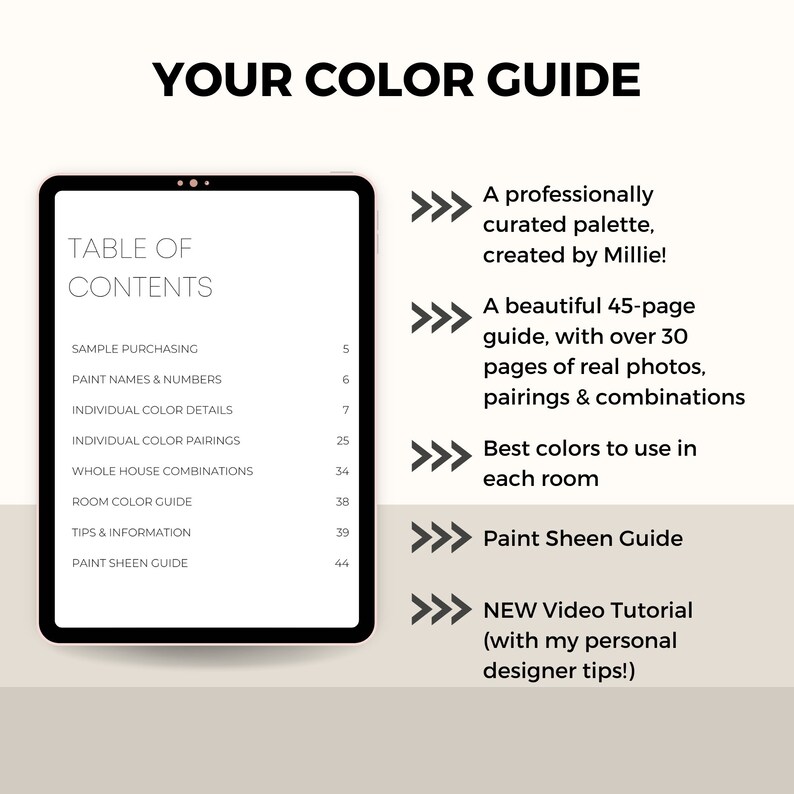 Oref Color Farmhouse Benjamin Moore Paint Palette, Timeless Neutral Interior ...