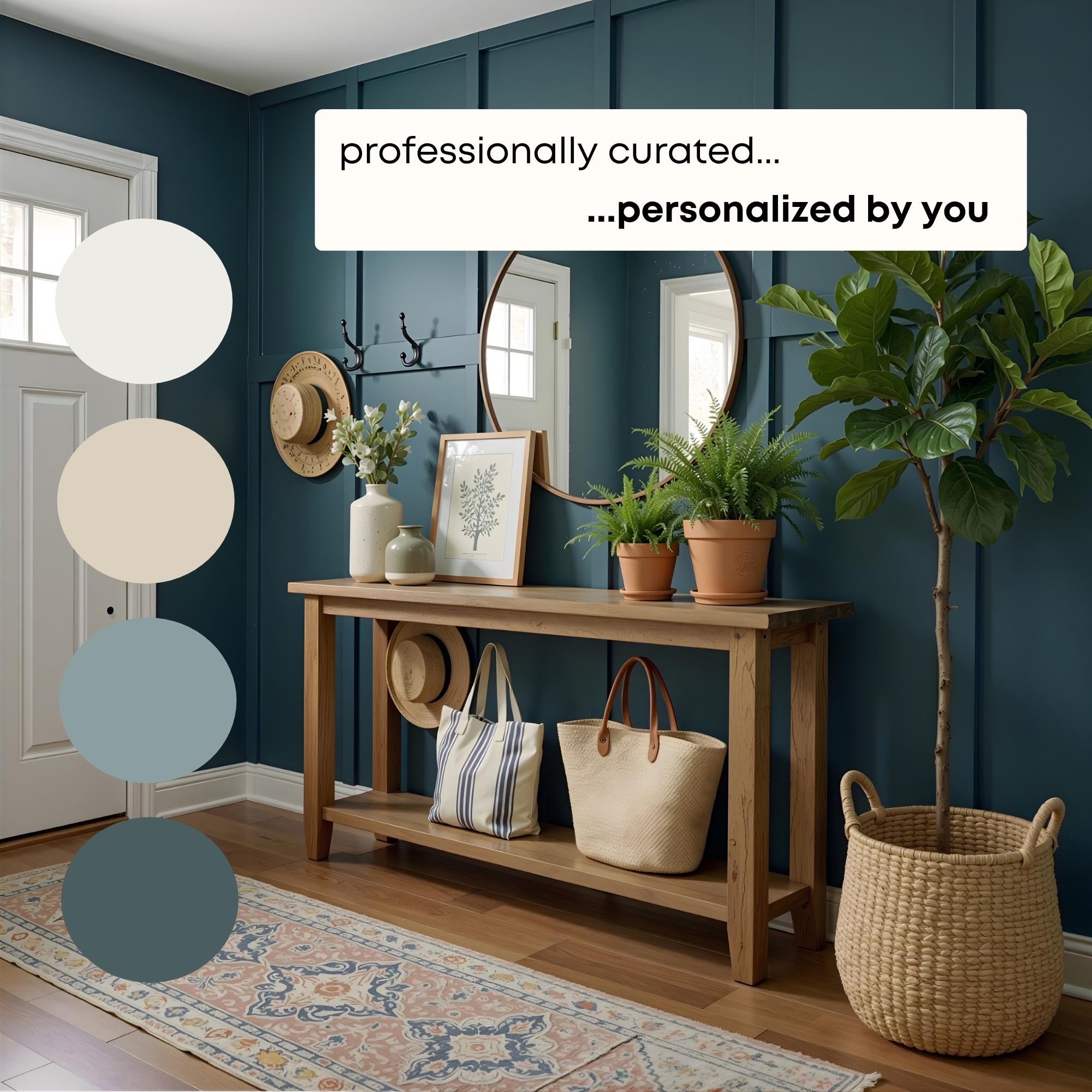 Modern Coastal Benjamin Moore Paint Palette - Modern Neutral Interior ...