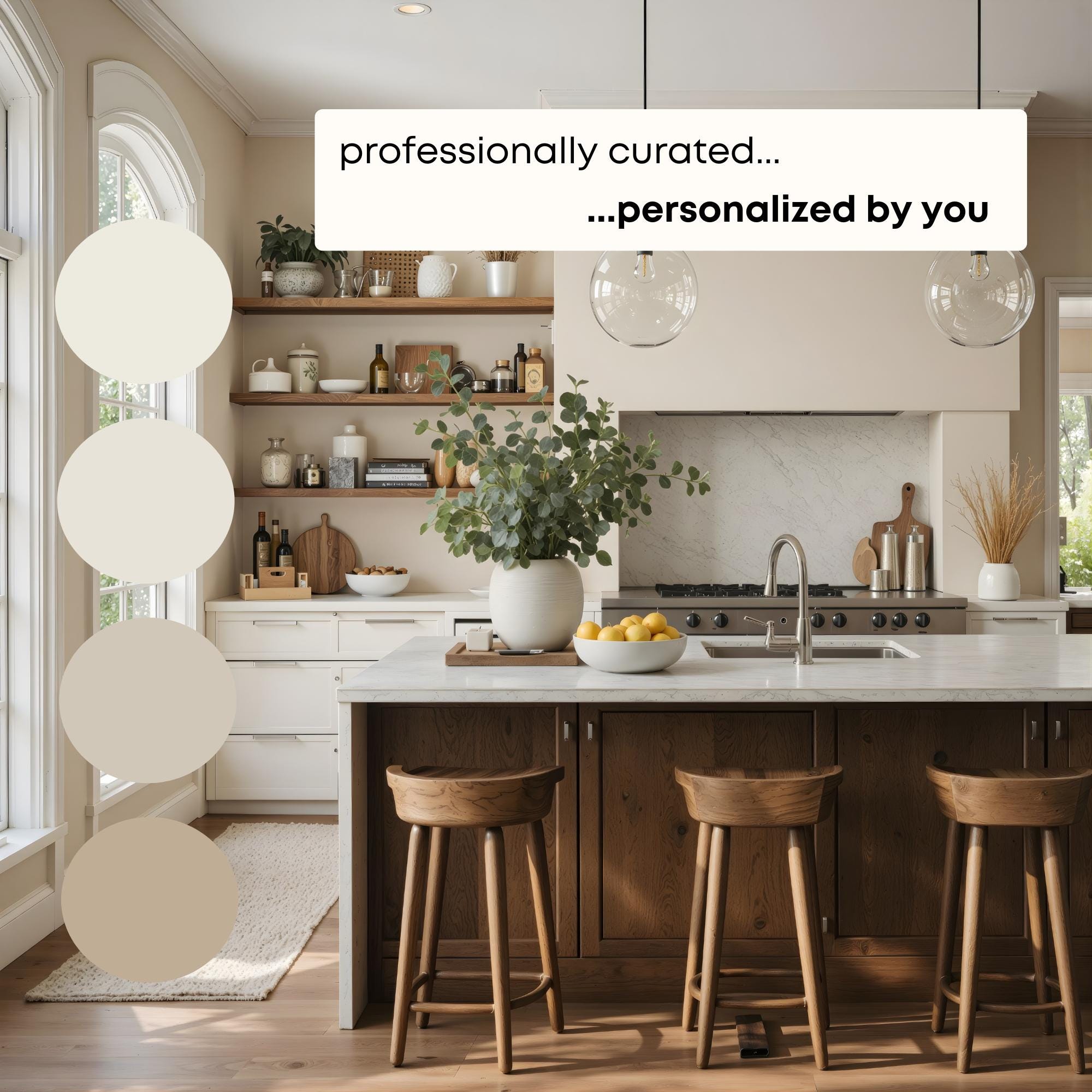 Light Warm Neutrals Sherwin Williams Paint Palette, Modern Neutral Calm ...