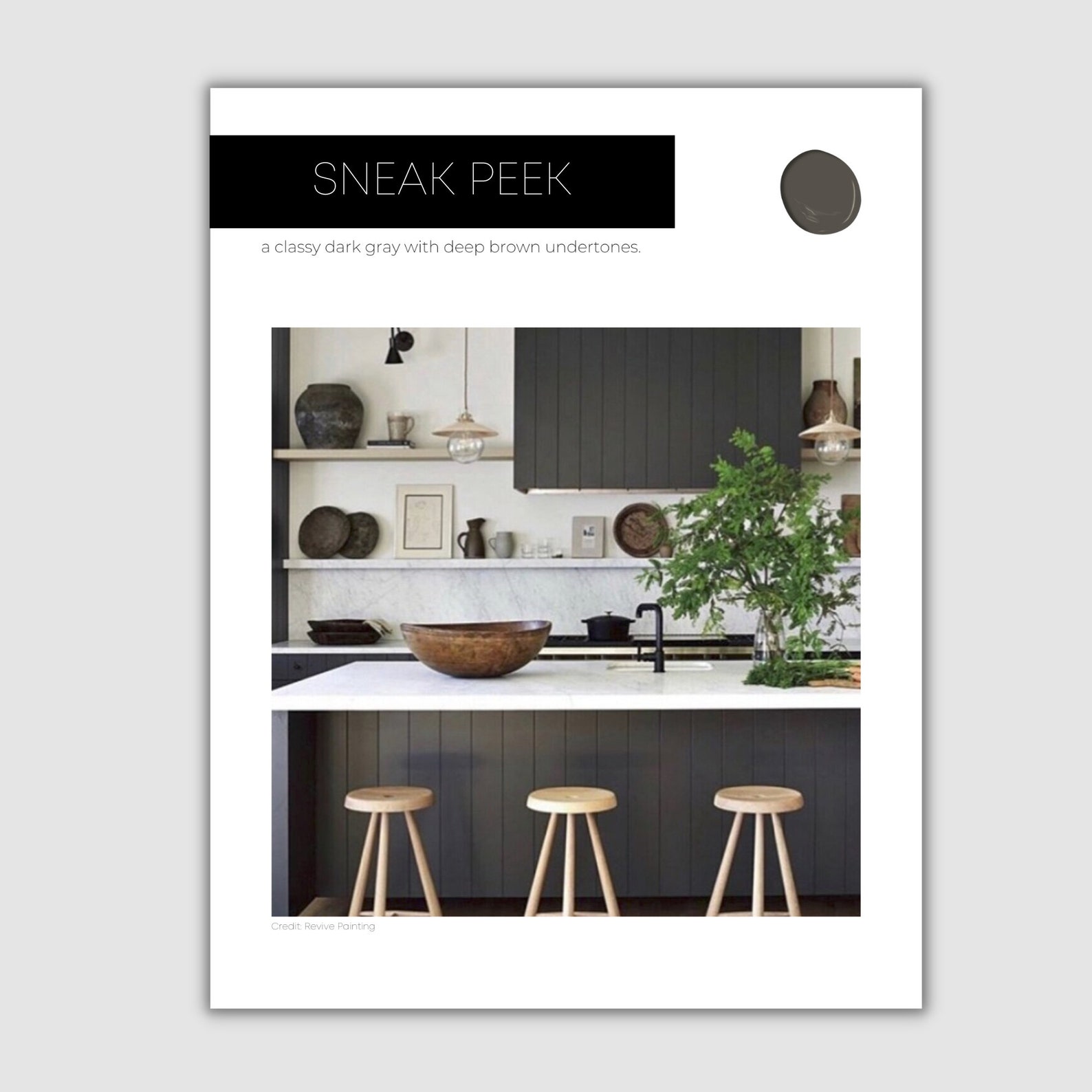 Moody Earth Tones Benjamin Moore Paint Palette Interior Paint - Etsy