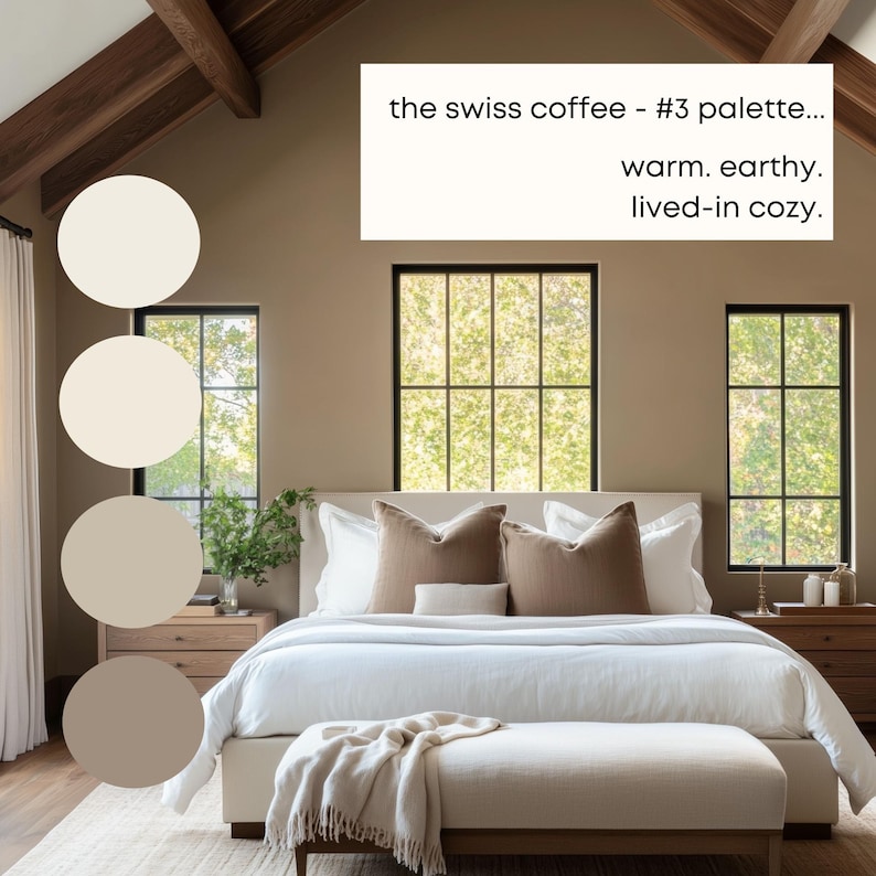Swiss Coffee, Palette Three - Benjamin Moore Paint Palette, Neutral ...