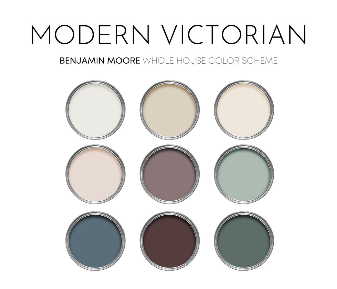 Modern Victorian Benjamin Moore Paint Palette, Modern Victorian ...
