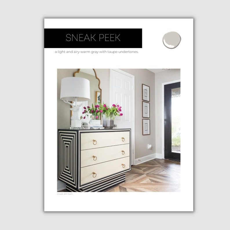 Beach House Benjamin Moore Paint Palette Coastal Interior Etsy