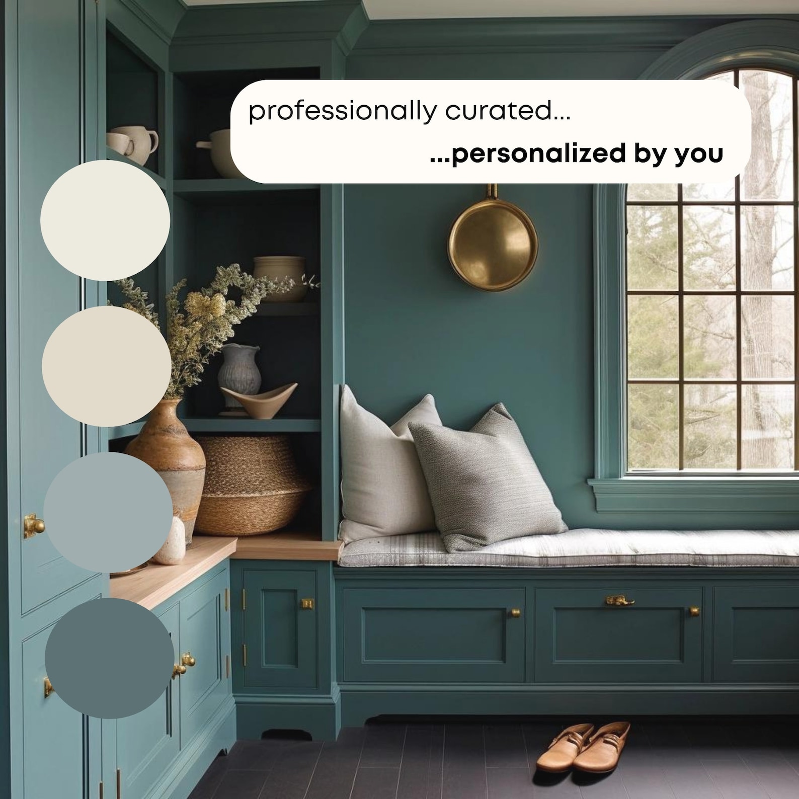Edgecomb Gray Benjamin Moore Paint Palette, Warm Neutrals - Interior ...
