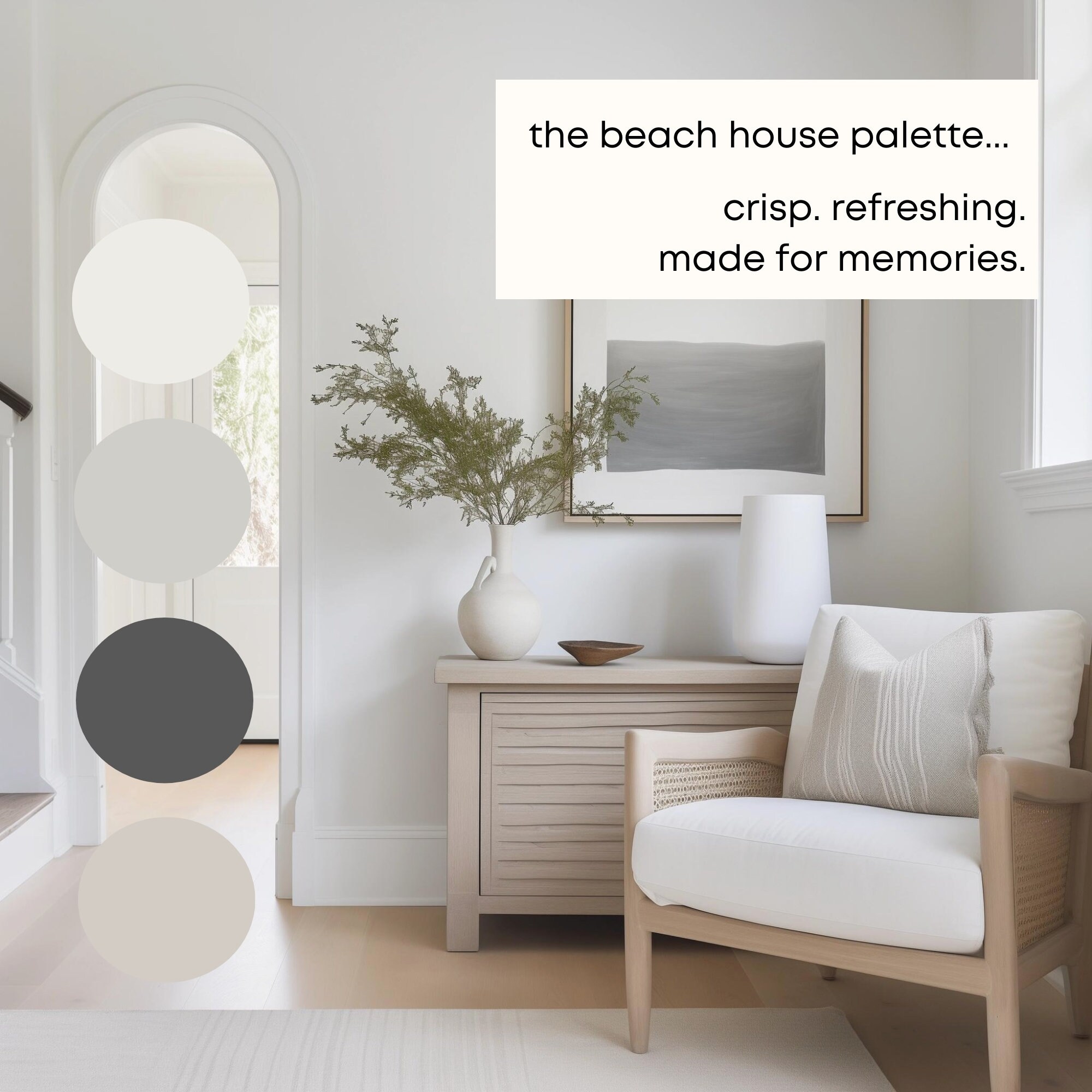 Beach House Sherwin Williams Paint Palette, Coastal Interior Paint ...