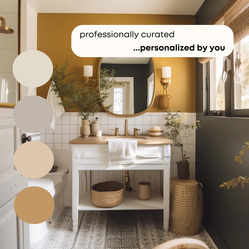Earthy Boho Benjamin Moore Paint Palette, Interior Paint Colors for ...