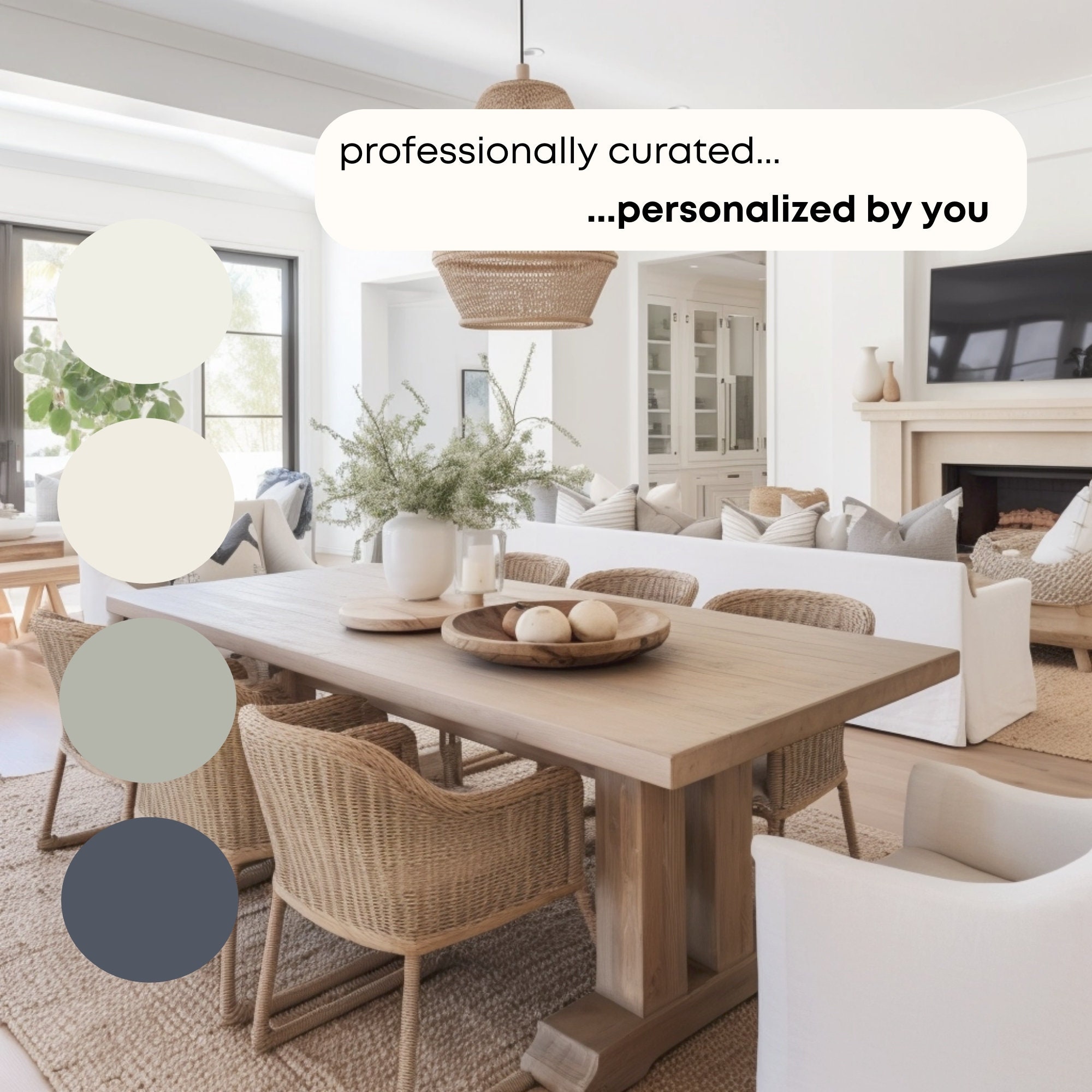 Fog Mist Benjamin Moore Paint Palette, Modern Neutral Calm Classic ...