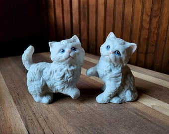 ペルシャ猫 白色 陶器 置物 レノックス フィギュア フィギュリン