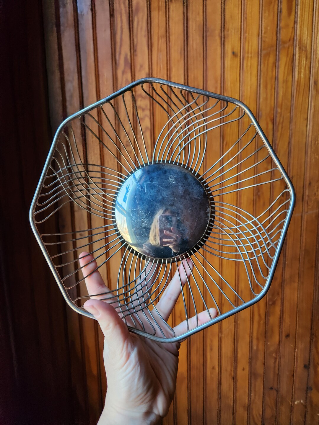 Vintage Metal Decor Mid Century Modern