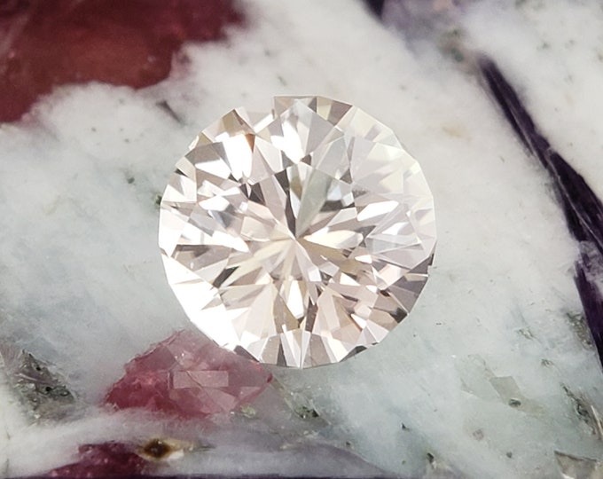 Vibrant Clear-Yellow Tourmaline – 2.4 Carats, Round Shape, DRC Origin