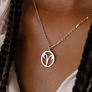 Sterling Silver Zodiac Sign Necklace, Silver Everyday Zodiac Necklace, Dainty Star Sign Necklace, Zodiac Jewelry, Astrology Necklace