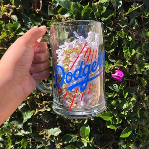 LA Dodgers glass cups & coffee mug❤️💙⚾️