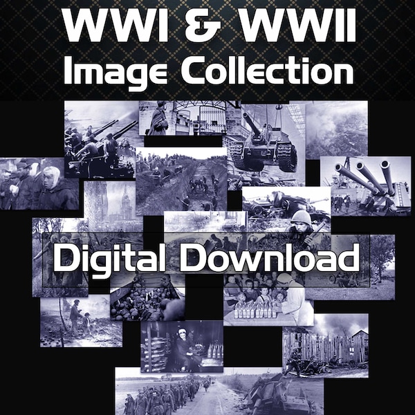 WW1 & WWII Image Collection - Over 30,000 Images, Maps, News Reels and Propaganda Films.