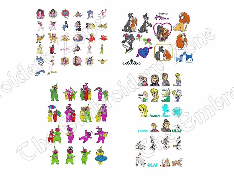 170,000 Janome Embroidery Machine Files Collection in JEF Format on DVD